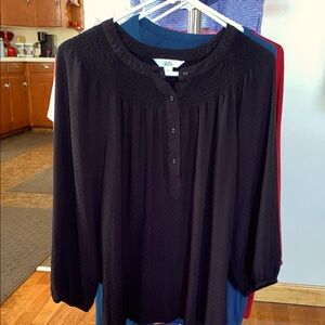 Croft & Barrow Black Women's Blouse